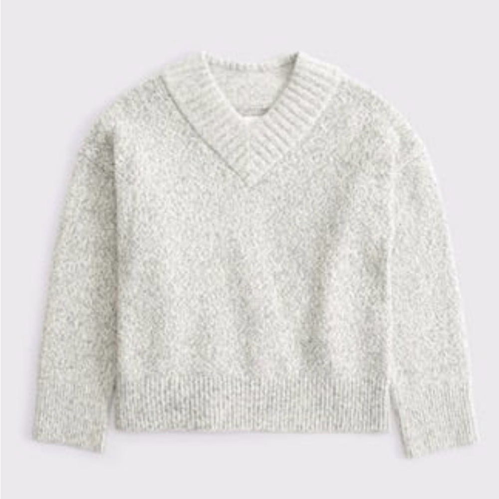A&F High V Neck Sweater - Picture 1 of 5